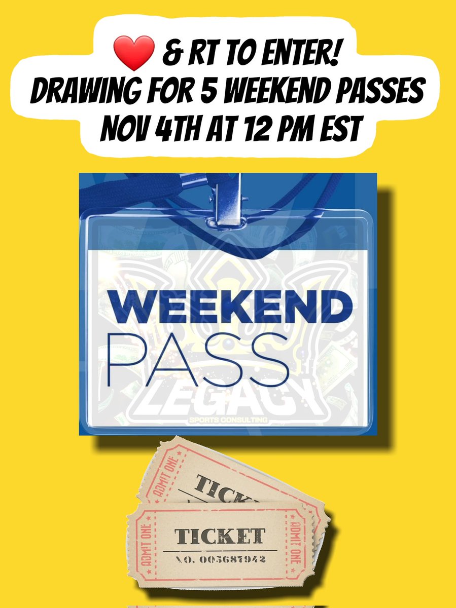 gamblinggoat902's tweet photo. *GIVEAWAY*

All you gotta do is ❤️ and RT to be entered for a chance to win a 3 day weekend pass to our VIP services.

Covering every sport with tracked plays &amp; suggested units to risk. 

@LegacySports101 
#Giveaways
#GamblingTwitter 
#TeamPicksCity
#TwitterTakeover 
#LSC https://t.co/2z7C5RkeBN