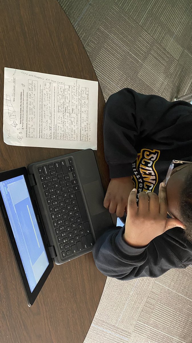 8th graders <a href="/jcityTNschools/">JohnsonCitySchools</a> writing about how they can make their voices heard, even as teens! We researched ways to get involved in our community to impact change, even though Ss can’t yet vote. @sectrehargett #whyyourvotematters