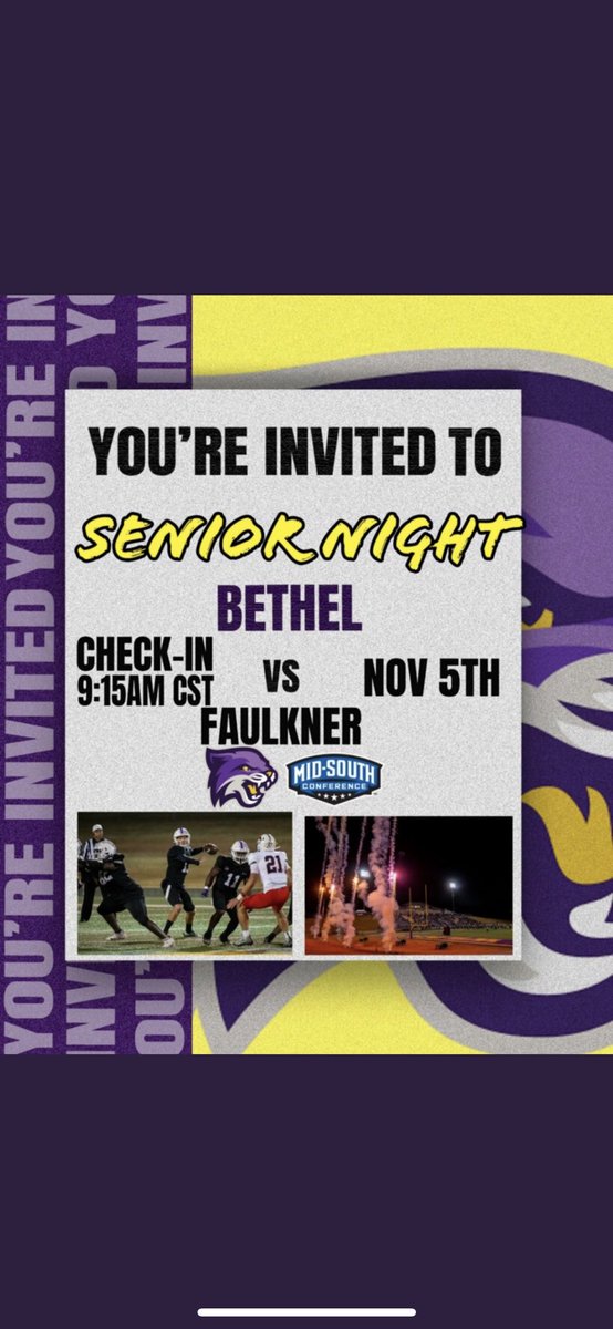 shaun_1c's tweet photo. I'll be @BU_FootballTN this weekend 💜💛 https://t.co/9IJt50AEkl
