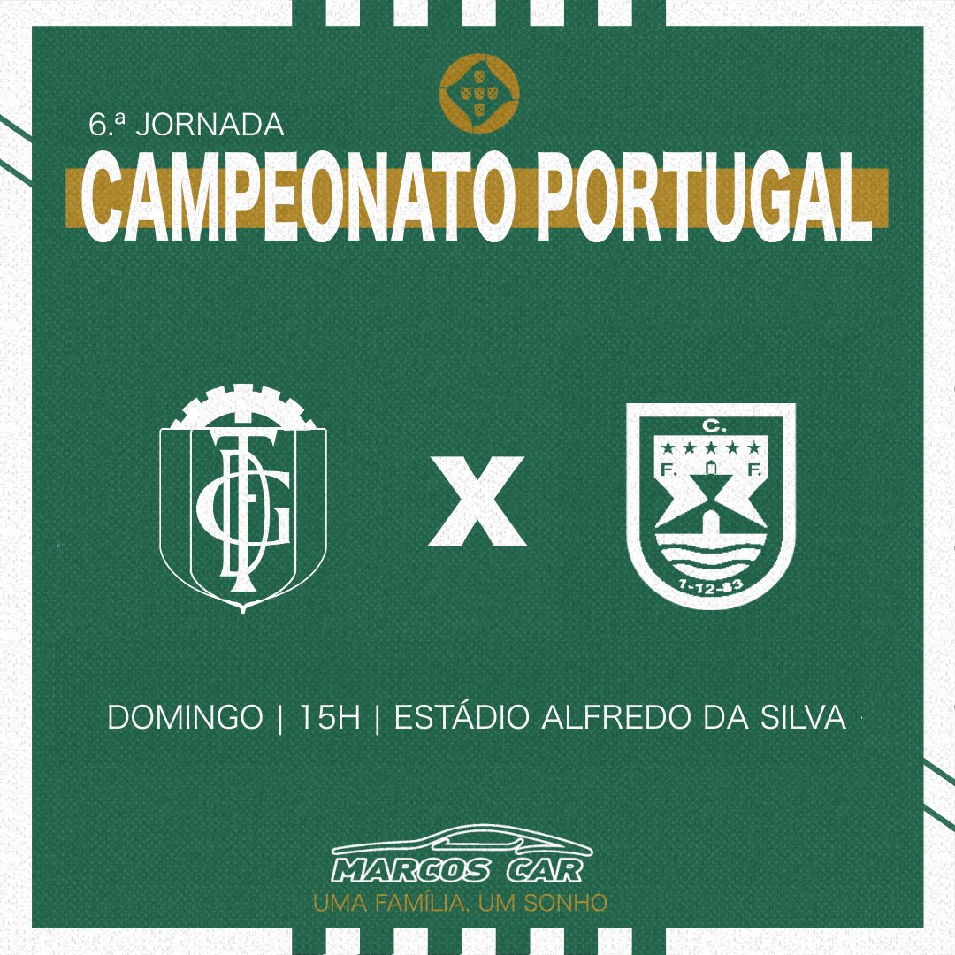 GD_Fabril's tweet photo. 𝗗𝗼𝗺𝗶𝗻𝗴𝗼 𝗿𝗲𝗴𝗿𝗲𝘀𝘀𝗮𝗺𝗼𝘀 𝗮 𝗰𝗮𝘀𝗮!

⚽ GD Fabril 🆚 FC Ferreirense   
🏟 Estádio Alfredo da Silva 
🏆 6.ª jornada do Campeonato de Portugal 
📅 Domingo | 6 novembro | 15h 

#GDFabril #UmaFamiliaUmSonho #GDFFCF https://t.co/zEoyFmwht5