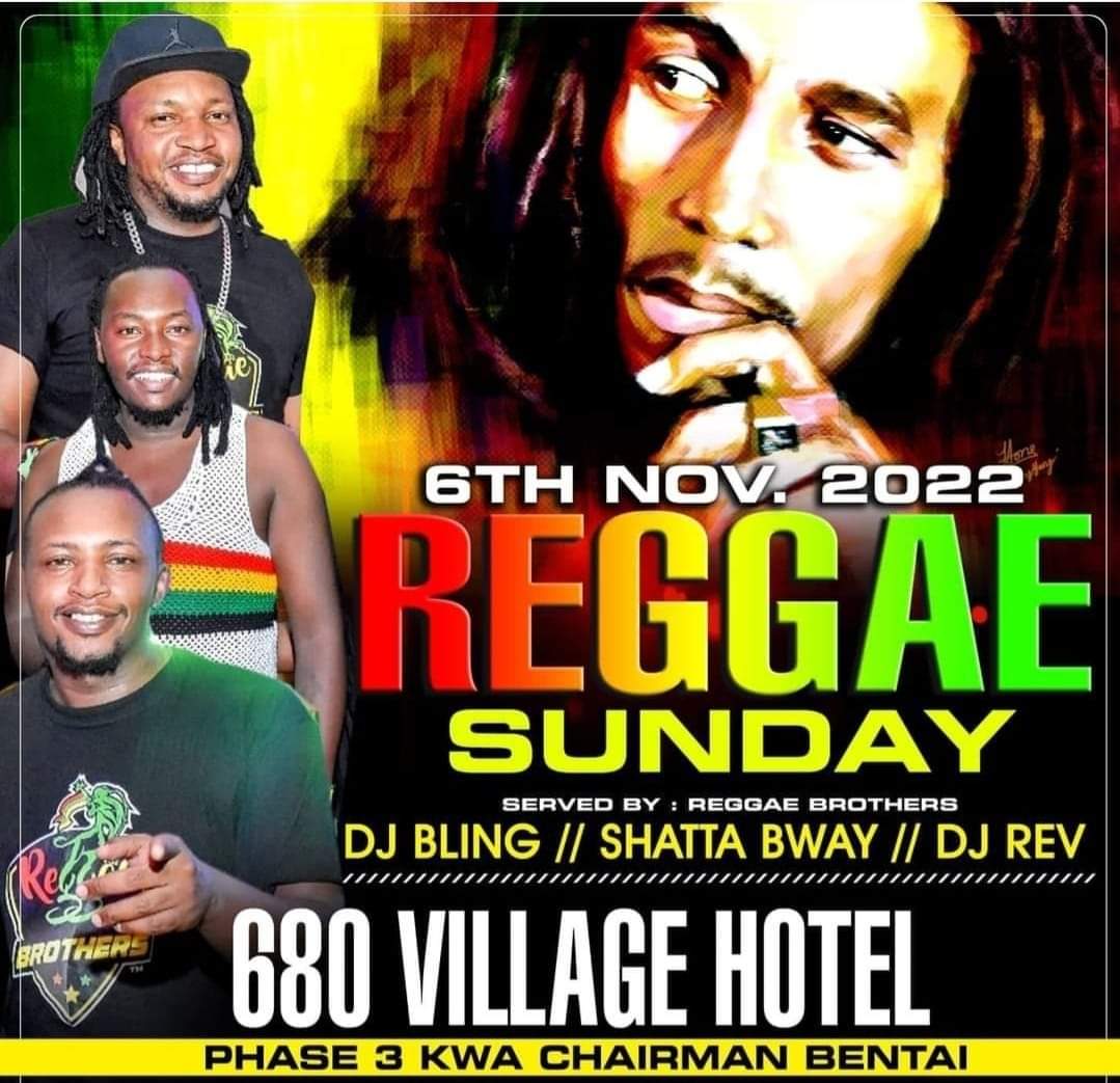 DjBlingOfficial's tweet photo. JAH JAH RUN TINGZ 
#TheReggaeBrothers &amp; #680VillageHotel 
(Ph3 Suraya) Bring You Back #ReggaeJamSesseon from 2pm-8pm Check press and posters for details 
#STRICKLY_EIGHTEEN_AND_OVER https://t.co/j0n6BSNkRX