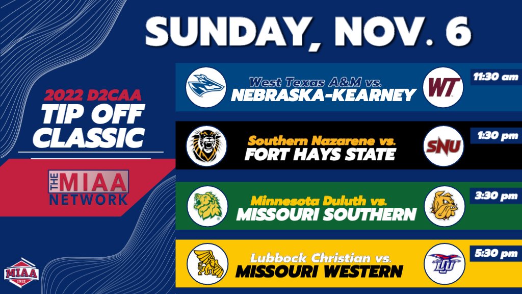 Big weekend of women's basketball taking place featuring some of the best teams in @NCAADII! Watch all 8 games exclusively on the MIAA Network! #BringYourAGame🏀 @d2cca 🗓️ | Saturday, Nov 5 & Sunday, Nov. 6 📍| Municipal Auditorium (Kansas City, MO) 📺| theMIAANetwork.com