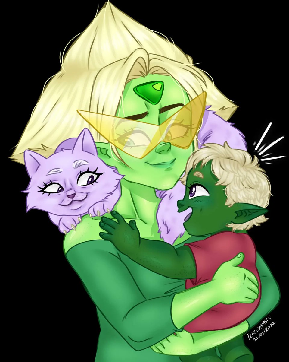 perisdynasty's tweet photo. Lil Serphy loves the kitty
#stevenuniverse #amedot #gemlings #SerpentineAU https://t.co/2GoDMnjXZ8