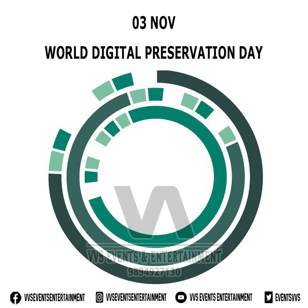 EventsVvs's tweet photo. World Digital Preservation Day
World Digital Preservation Day 2022

#WorldDigitalPreservationDay
#WorldDigitalPreservationDay2022
#DigitalPreservationDay
#DigitalPreservationDay2022
#WDPD
#WDPD2022 https://t.co/uvtgrb4jmr