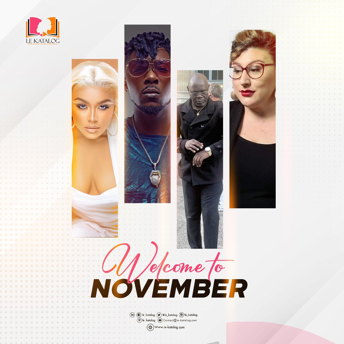 Bon début du mois de #Novembre.
Ce mois est particulièrement important pour le développement de votre marque:la Coupe du Monde et Noël arrivent à grands pas. Quoi de mieux pour "associer un visage à votre marque"? 

#Lekatalog #InfluencerAutrement #InfluenceMarketing