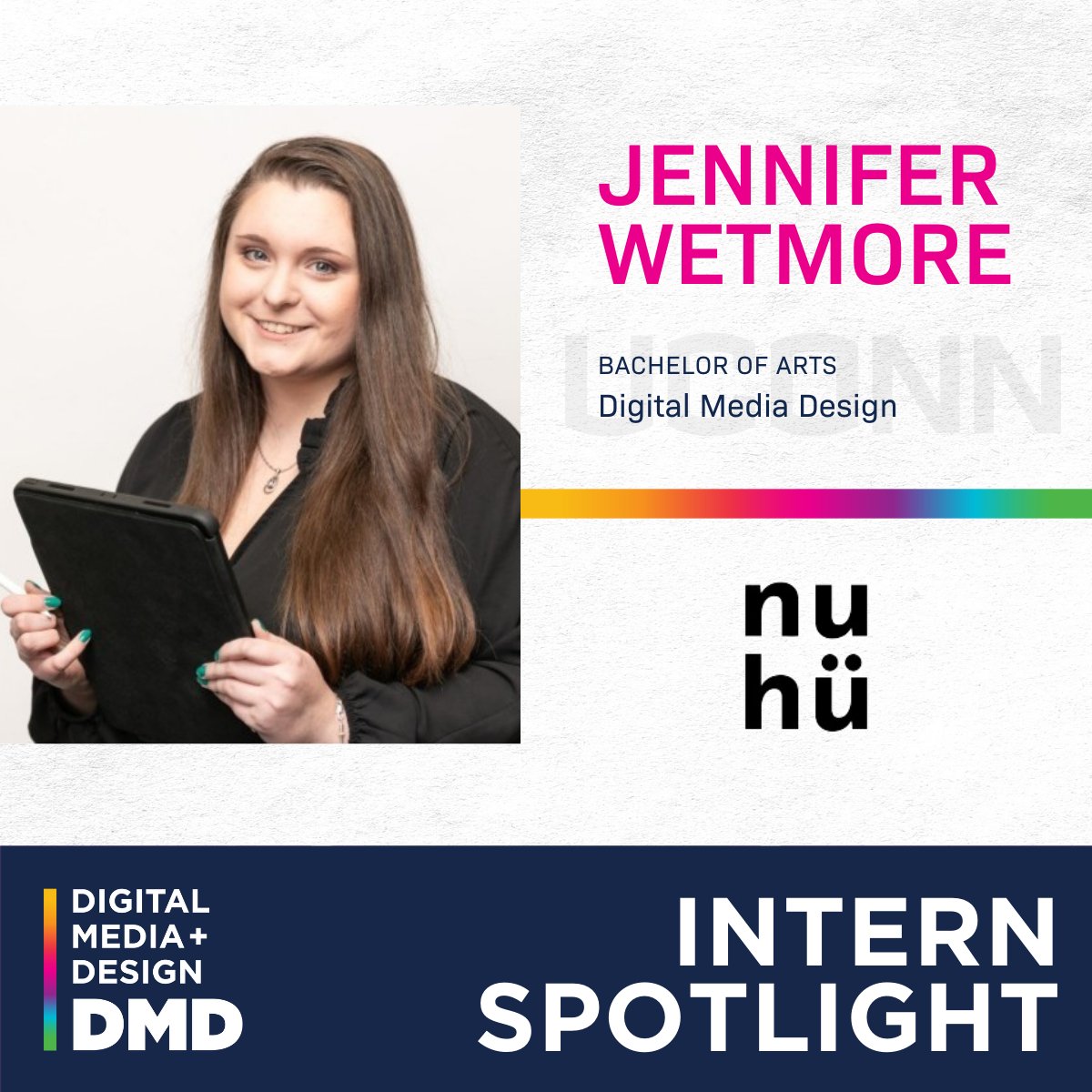 UConn Digital Media & Design (@uconndmd) on Twitter photo Meet Jennifer. Jennifer is a <a href="/UConnStamford/">UConn Stamford</a> DMD student working in #nyc this semester as a design intern for #nuhudivision - a sustainability-minded, luxury loungewear brand. #UConn Meet Jennifer. Jennifer is a <a href="/UConnStamford/">UConn Stamford</a> DMD student working in #nyc this semester as a design intern for #nuhudivision - a sustainability-minded, luxury loungewear brand. #UConn