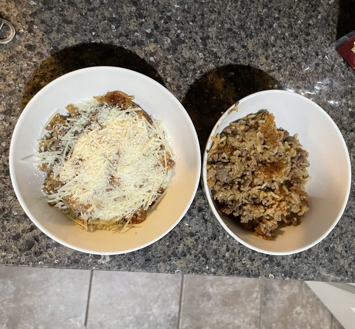 jcd0818's tweet photo. Happy #whatscookingwednesday, all! This week, we have Redguard Rice from the #elderscrolls cookbook! While it was listed as a side, with the lamb and onion in there, it was incredibly tasty as a side. If youโre like my wife, add some shredded cheese for a little extra something! https://t.co/qzOY7a5Zik