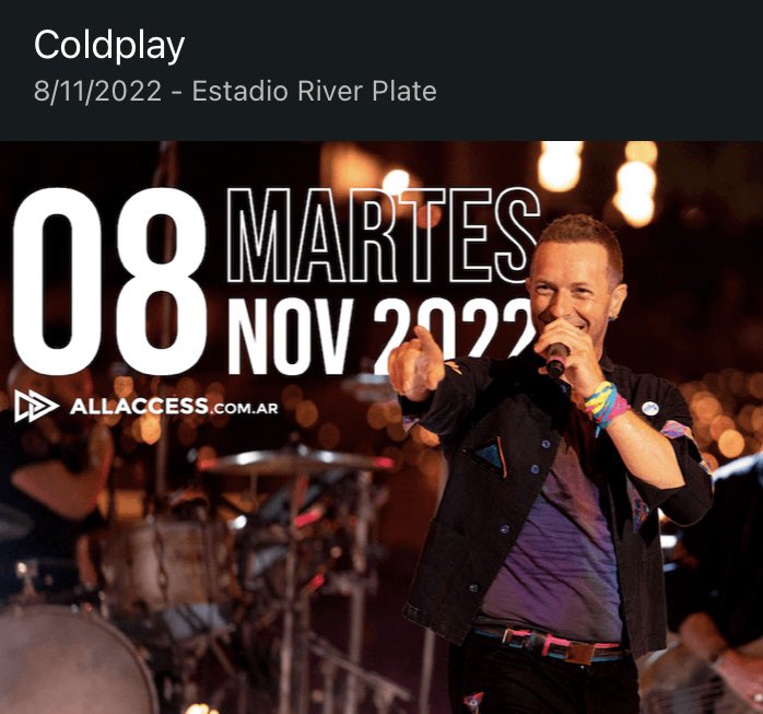 Ali_DigiTalker's tweet photo. Vendo 3 Entradas para Coldplay🎶 Campo-8/11 Es el último recital del Tour en Buenos Aires. Info por DM https://t.co/abIy5sjc4r