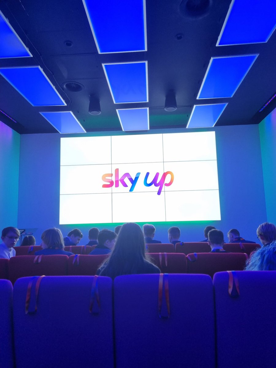 MissAndersonLHS's tweet photo. Fantastic day at Sky Academy! The pupils done amazing, their news report was fab 🌟 @LarbertHighASC https://t.co/7MJ9SBhj8N