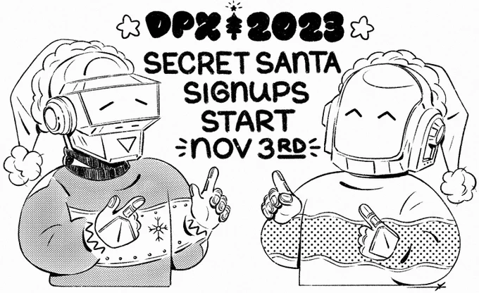 Hey everyone, thank you so much for your positive response to the poll last week! I'm happy to share that signups for the 2023 Daft Punk Secret Santa Exchange will be live starting tomorrow evening, Thursday, November 3rd! Be sure to check back for more info. #DPX23 🤖🎁🤖✨ 