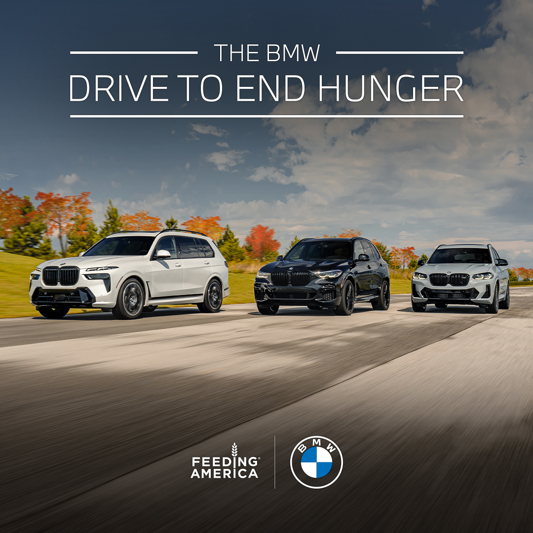 BMWmidtown's tweet photo. Through November 30th, your purchase of a new BMW will help
provide 200 meals through Feeding America.® You can also take
advantage of EXCEPTIONAL HOLIDAY OFFERS AVAILABLE RIGHT
NOW. Start shopping: https://t.co/UAC7n99ulV
#BMWDriveToEndHunger #BMWHouston #AdvantageBMWMidtown https://t.co/V6vi1Cadgf