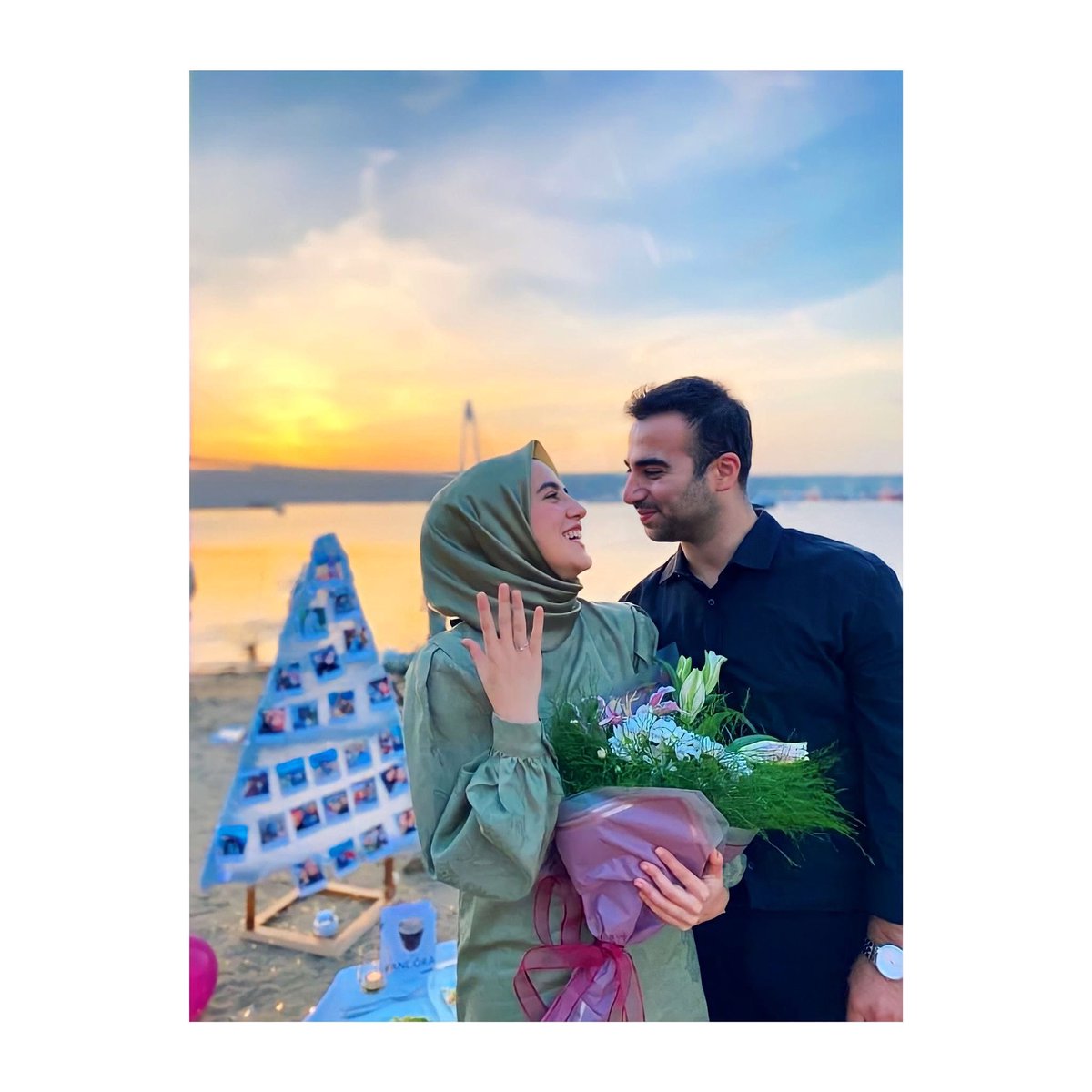 Ben hayatıma bir eş, arkadaş, dost ve en iyi sırdaşımı aldım. Sırtımı sırtına rahatça dayayabildiğim hayat arkadaşım. Biz iyi ve kötü, hastalık ve sağlık farketmeksizin birlikte savaştığımız bu yola sıkıca sarıldık. Tıpkı biz gibi. 
- 22 Ekim