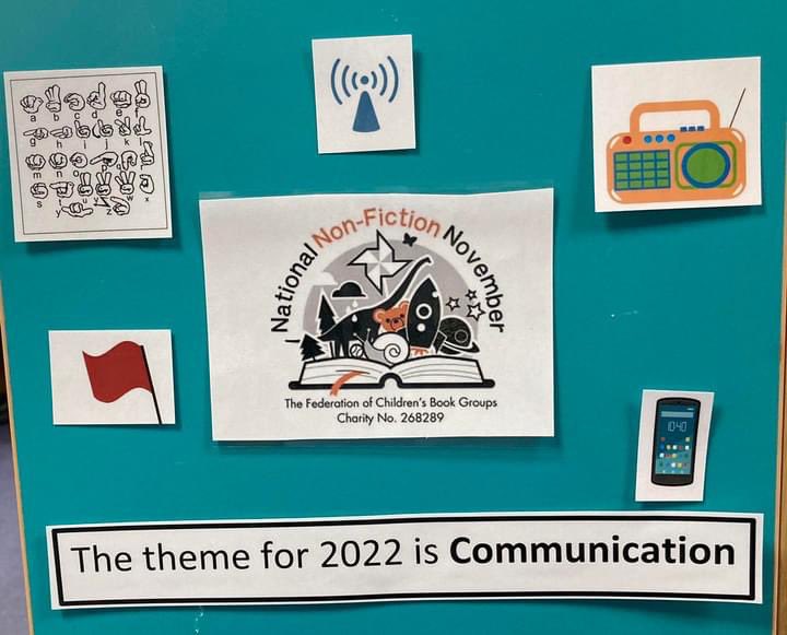 BromLibraries's tweet photo. #PengeLibrary #NNFN2022
It’s time for Non-Fiction November.
This years theme is #Communication
It’s amazing the different ways people and animals communicate … past and present.
Find out more at #PengeLibrary. @FCBGNews #nonfiction @LBofBromley @GLL_UK @Better_UK https://t.co/QVqfpQ4pNk