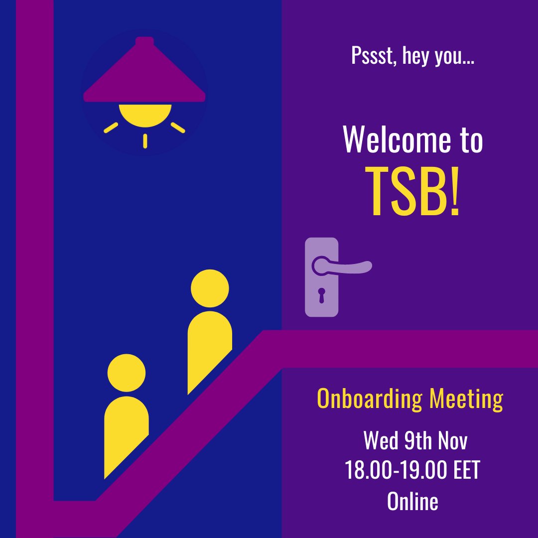 ScienceBasement's tweet photo. Come and learn all about TSB in our onboarding meeting on Wednesday 9th of November at 18-19 EET. All new members & #SciComm enthusiasts welcome! π
Hope to see you there! π
Zoom link: https://t.co/uir8teSe2J
#TheScienceBasement #NewMembers #Onboarding https://t.co/GXp6aT0ZFi