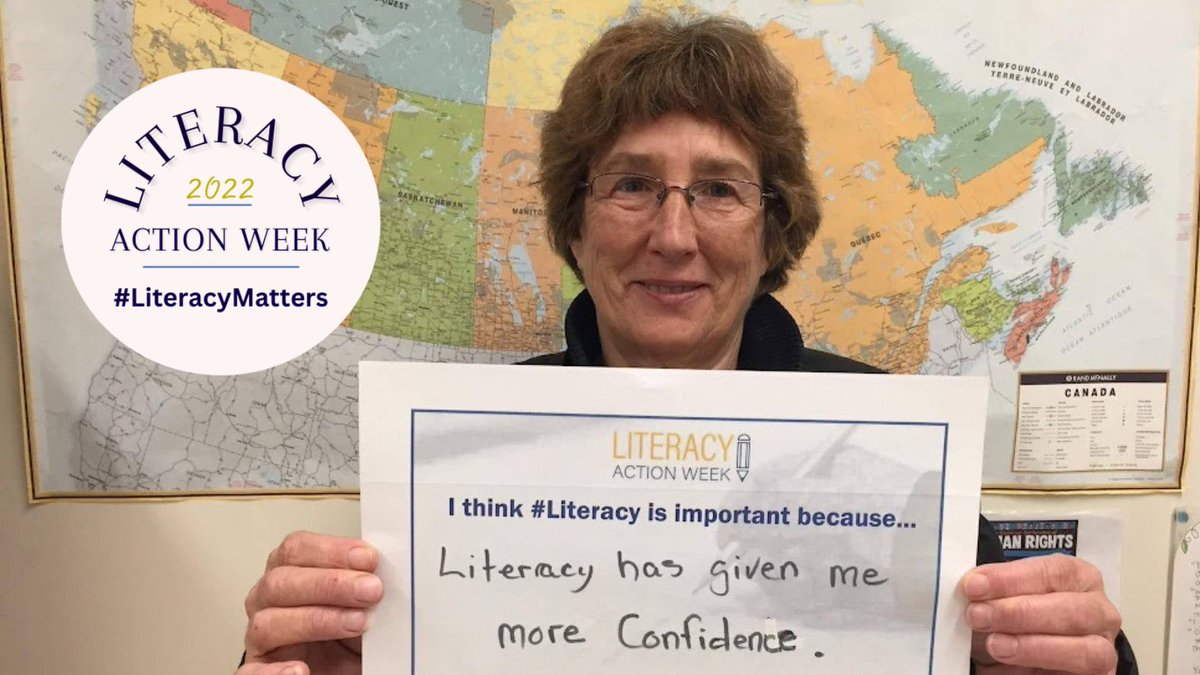 I think #Literacy is important because... 'Literacy has given me more confidence.'

#LiteracyMatters #LAW2022 #LiteracyChangesLives