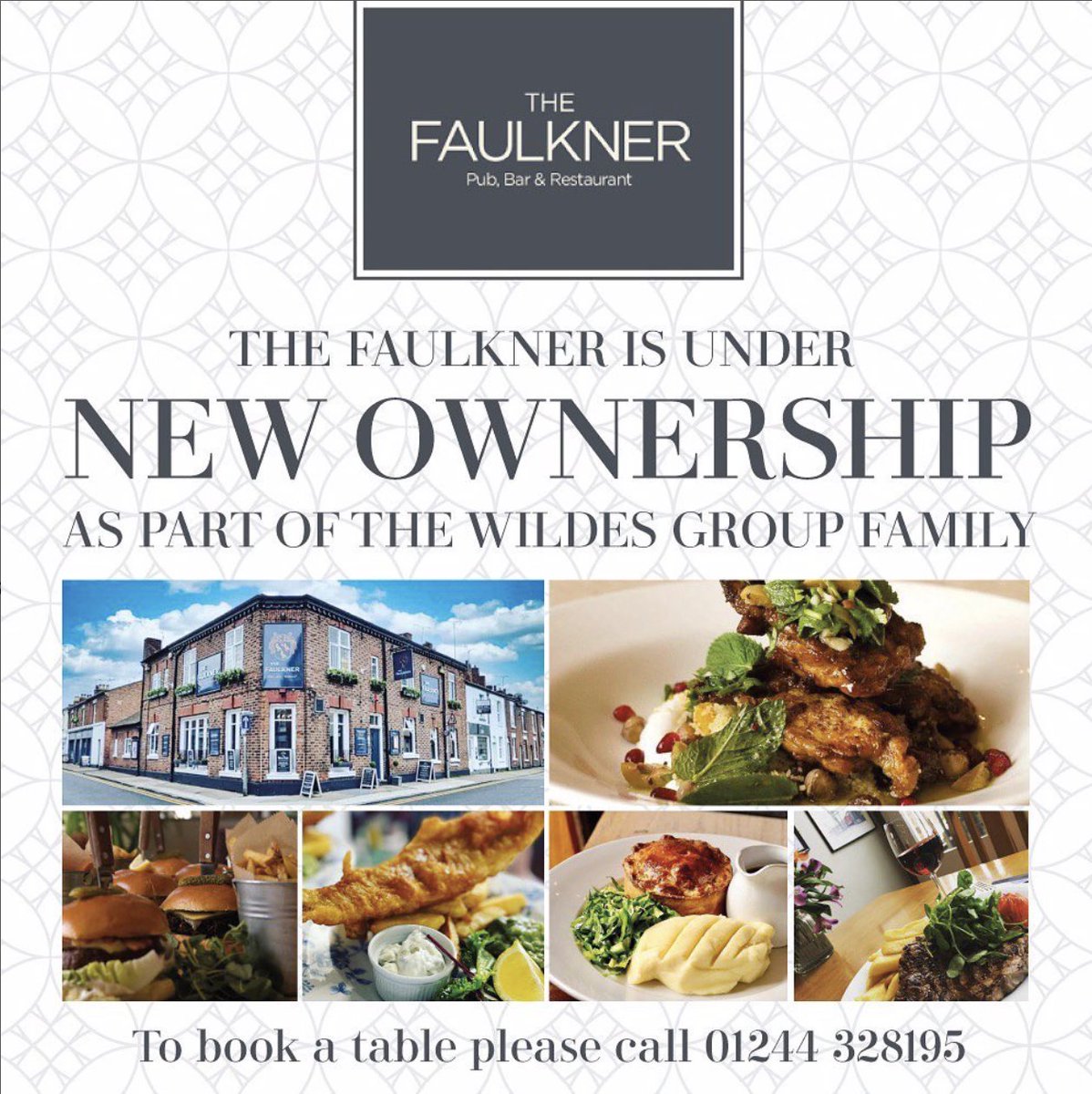 We are pleased to announce the acquisition of The Faulkner Pub, Bar and Restaurant into our family. We can’t wait to meet you. #Newownership #Hoole #Chester #Cheshirelife #Chesterlife #Cheshirelifestyle #Wildesgroup