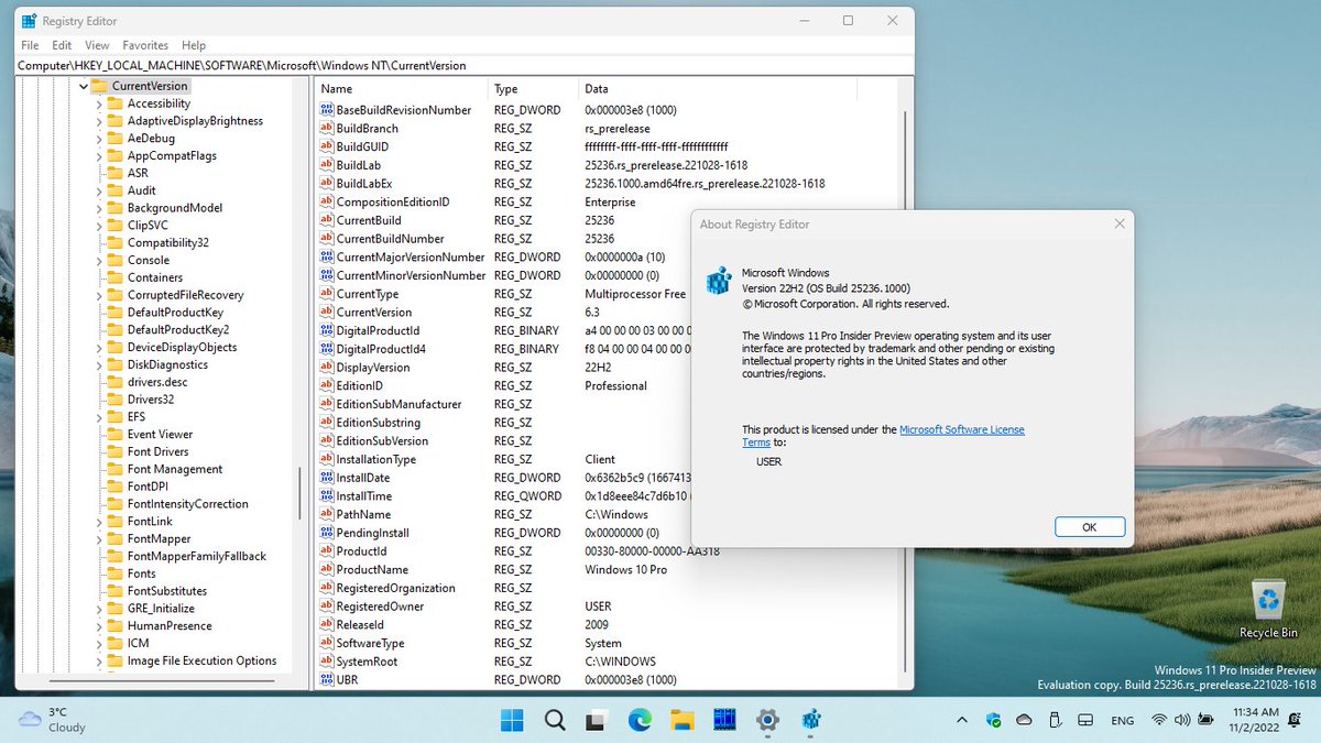 WZorNET's tweet photo. 🖥️#ThinkPad 🪟Windows 11 🏗️#InsiderPreviewBuild /25231.1000.rs_prerelease.221022-1754/ https://t.co/FEvkMZyZrF🎃Pumpkins have done their job, you can fly further🚀 #DevChannel, #ActiveDevelopmentBranch⚗️ Windows 11🏗️#InsiderPreviewBuild /25236.1000.rs_prerelease.221028-1618/👻💨 https://t.co/ik6gxIkuBm