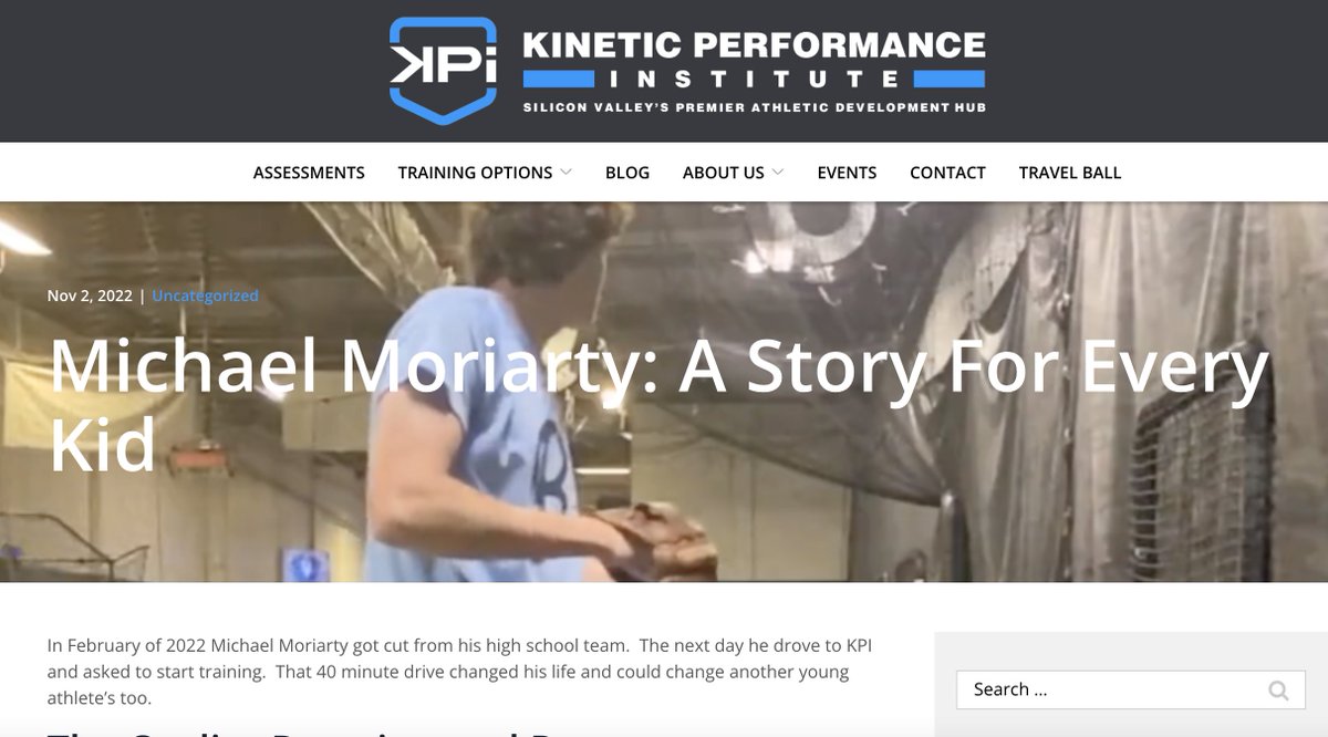 KPI Baseball (@kpimh) on Twitter photo Check out this week's blog about a #kpicrew inspirational story... cut from his high school team to a college commit, learn how Michael Moriarty did not give into being told he's done. "Michael Moriarty - A Story For Every Kid"
kpimh.com/blog/michael-m…
<a href="/kpistrength/">kpi_strength</a> Check out this week's blog about a #kpicrew inspirational story... cut from his high school team to a college commit, learn how Michael Moriarty did not give into being told he's done. "Michael Moriarty - A Story For Every Kid"
kpimh.com/blog/michael-m…
<a href="/kpistrength/">kpi_strength</a>