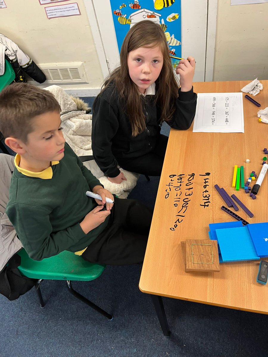 StWinnings's tweet image. Mrs McAllister’s class have been using concrete materials to support their conceptual understanding of partitioning. #Numeracyframework #mathsisfun #deskwriting @NAC_Education @NAC_PLA @AliAllan_PLL