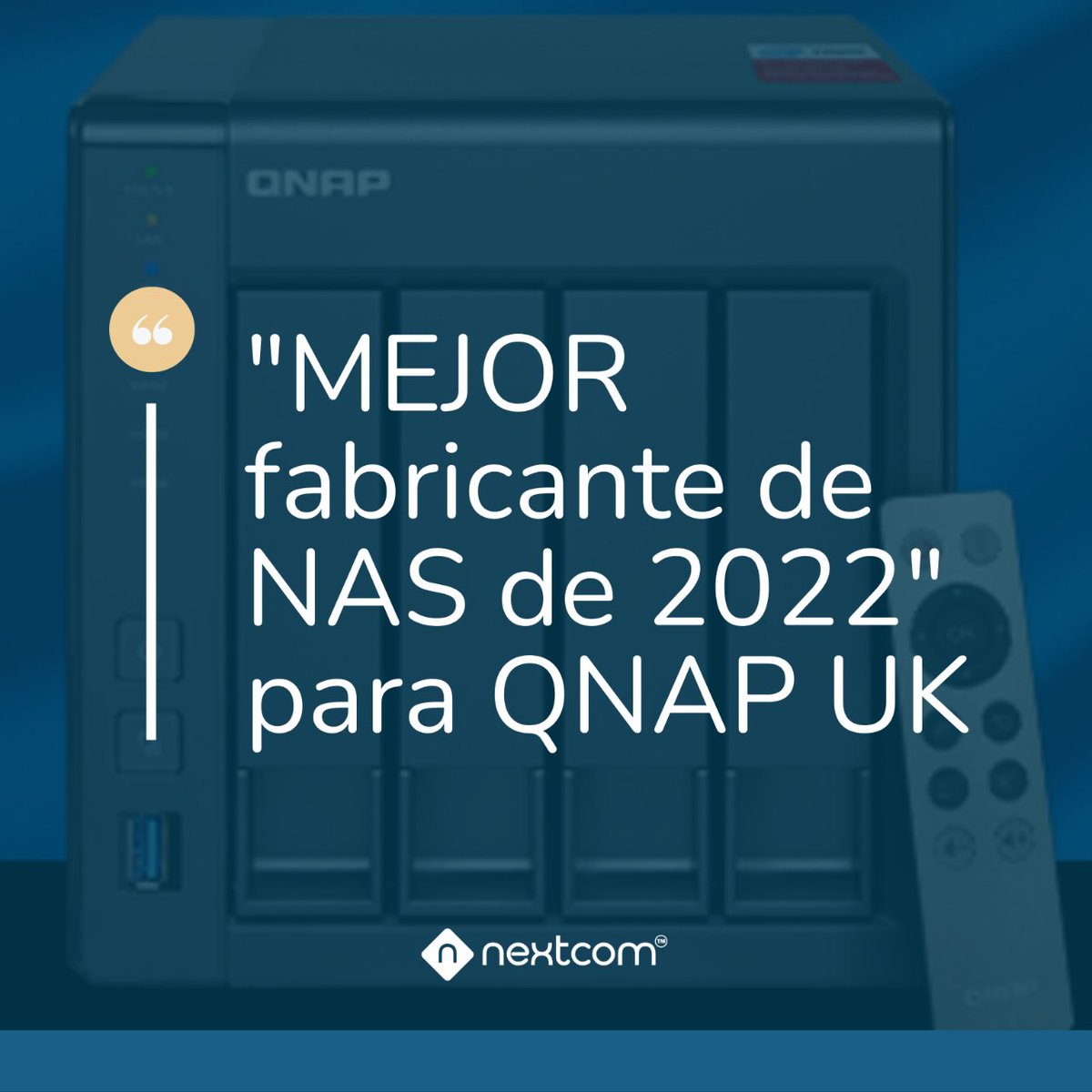 nextcomsystems's tweet photo. ¡@qnap_nas anuncia haber ganado el premio PC Pro Best Manufacturer Award para NAS! 👏 🔗 https://t.co/ck1MRUq3K7
#pcpro #future #qnap #bestNAS https://t.co/ntKIHAfxXd