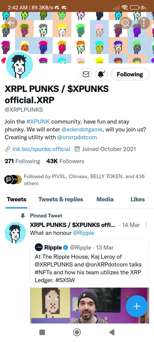 VanzRowin589's tweet photo. @BPMRevellers @XRPLPUNKS I been trying hard to buy this 💎 #XPUNKS NFT but poverty kills me ...maybe in winning this giveaway will change my fate,and like winning a Grand Lottery's 
Following is our ticket
@DwaynejamesX30
 @LitoDizonjr1
 @GicaleVenus
 @paynor_joven
 @CuisonNimsy
 @PoorMan6884
@sajecat https://t.co/ccy3HUvlIO