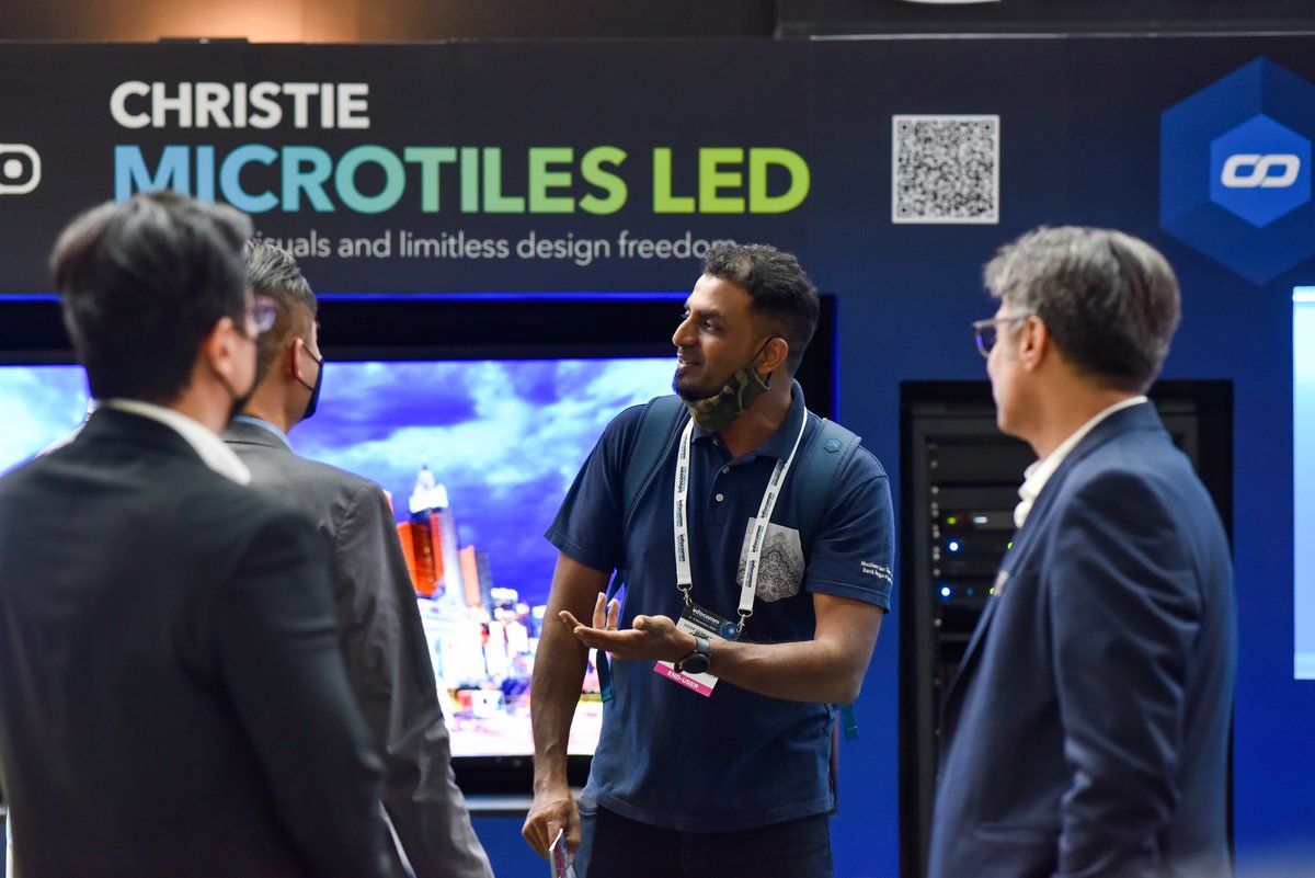 Christie_ProAV's tweet image. When you want a high impact #videowall - Christie has everything you need! From LED and LCD displays, to content management tools and fully customizable services and support, we have it all! Talk to us at #InfoCommSEA about our complete solutions or visit: bit.ly/ICSwalls