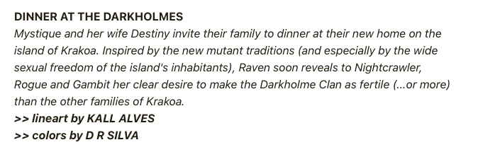 tracyverse's tweet photo. New comic coming out later this week!
“House of XXX: Dinner at the Darkholmes”
lines: Kall Alves
colors: Carl Ailes
co-writer: @LetyDoesStuff 

If you enjoy my comics, consider supporting them. It's the only way to get more of them made.

Only available at https://t.co/qO59PRd7im https://t.co/wpoEhbLLOk