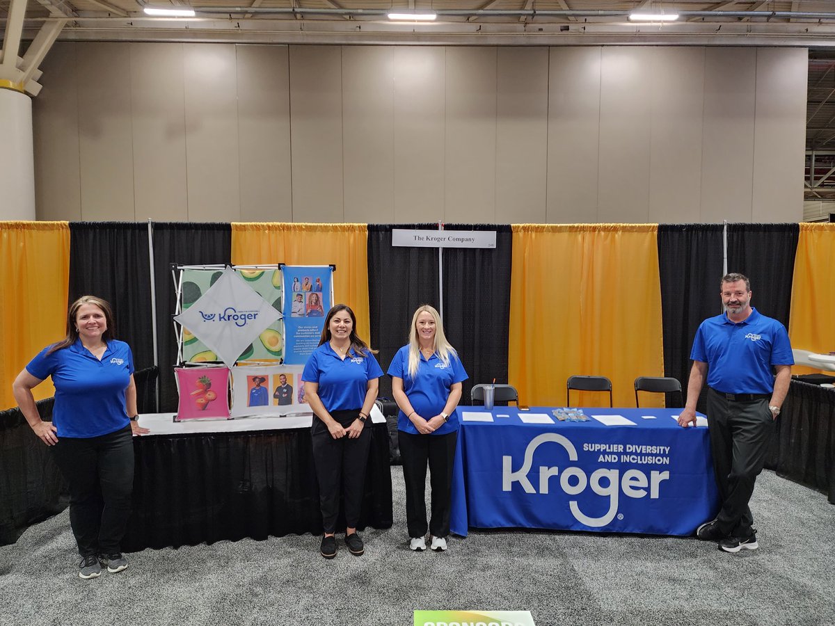 Thank you to everyone who visited the <a href="/kroger/">Kroger</a> team at the 2022 @NMSDCHQ Conference. Wonderful conversations and connections...

#DiversityMatters