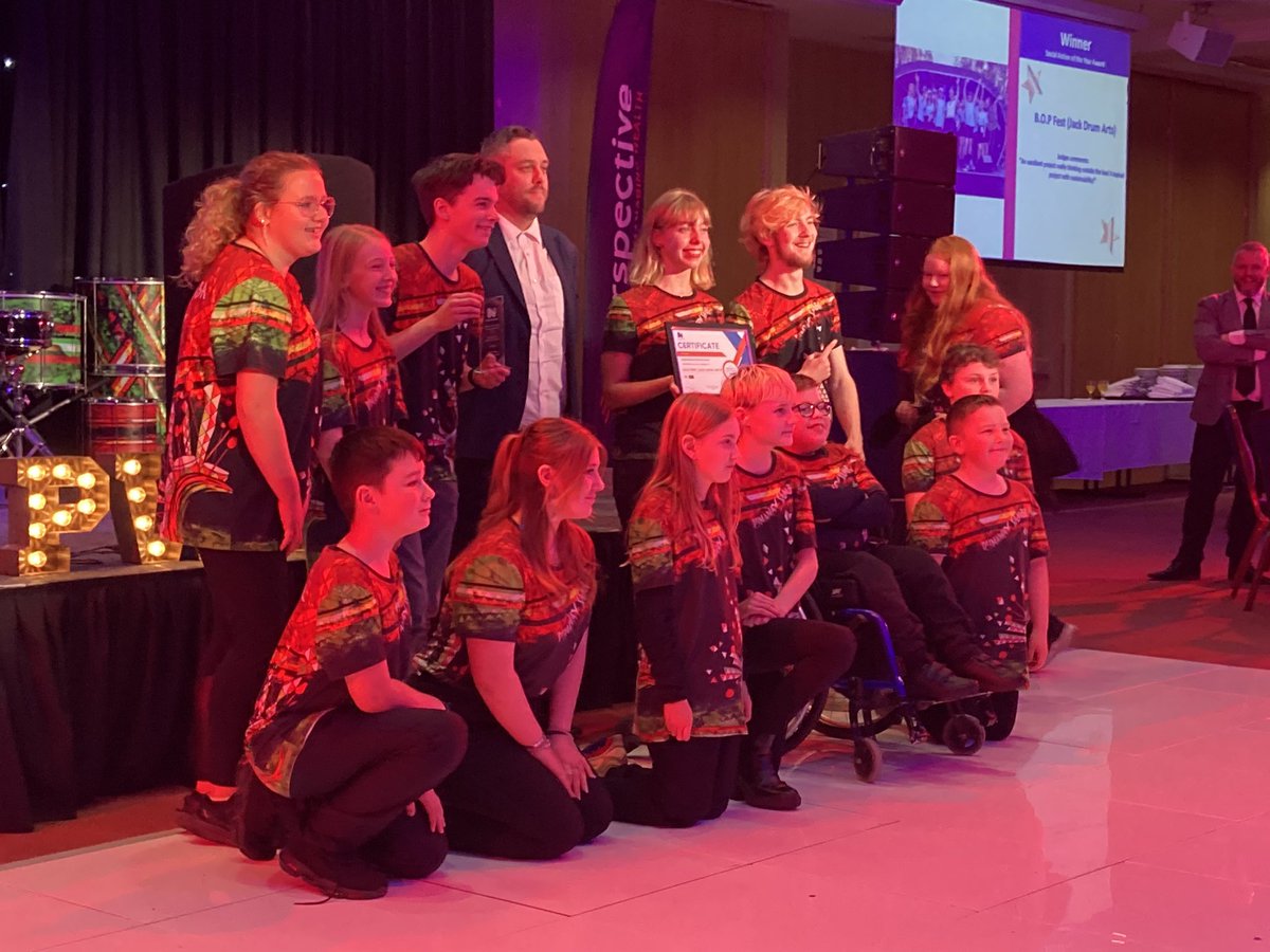 Huge congratulations to the amazing team @jackdrumuk - social action of the year #projectswithprideawards @NEYouth_ <a href="/Mrs_Soulsby/">Emilia</a> <a href="/HeatherCorlett1/">Heather Corlett</a>