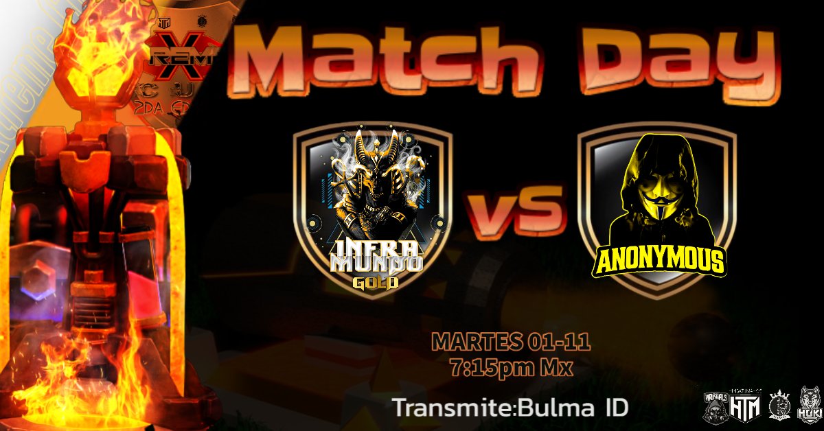 BulmaId's tweet photo. Guerraza en el último día de RO16❤
#XtremeCup Segunda Edición🔥
@teaminframundo 🆚 #Anonymous
Los esperamos 7:15 Pm MX🎉
Vamos con todooo❤🔥 https://t.co/rXAUIIW5JD