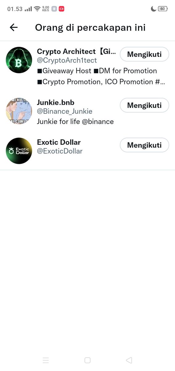 Jomissufee's tweet photo. @CryptoArch1tect @ExoticDollar @Binance_Junkie Done all https://t.co/fkkAndg6KR
