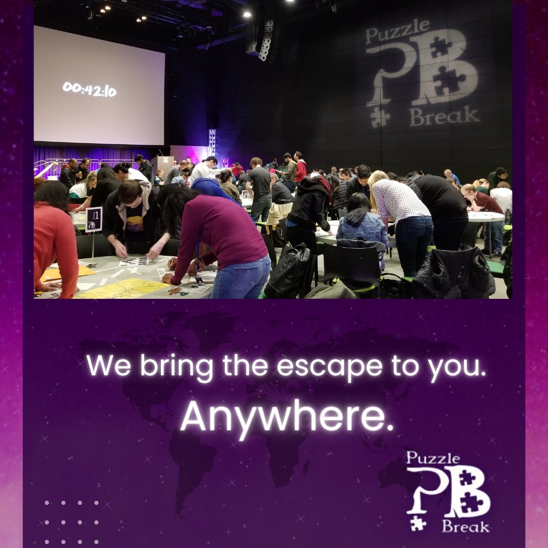 PuzzleBreak's tweet image. Puzzle Break has created the ultimate team building activity for your next corporate offsite, private event, or team gathering. For unlimited participants. Anywhere.

Interested? Contact us to get started!
puzzlebreak.us/portable-teamb…

#PuzzleBreak #escapegames #funworkplace
