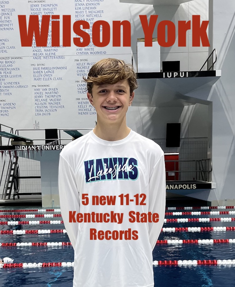 lakesidehawks's tweet image. Congratulations Wilson York on setting 5 new Kentucky State Records at the Carmel Fall Frenzy!  #flyfirstclass