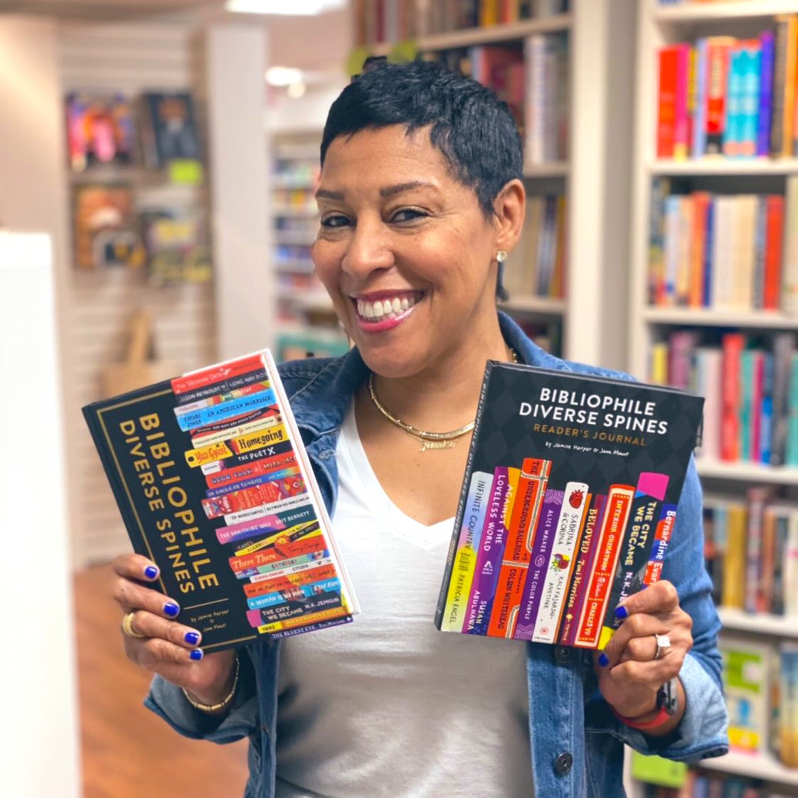 I missed out on posting yesterday for #NationalAuthorsDay but today is the perfect day to celebrate because it’s the day that I became an author! 🎉🥰 #BibliophileDiverseSpines has been out in the world for one year!👏🏽🙌🏽💃🏽🎊 I still can’t believe it!  #Bookstagram #DiverseSpines