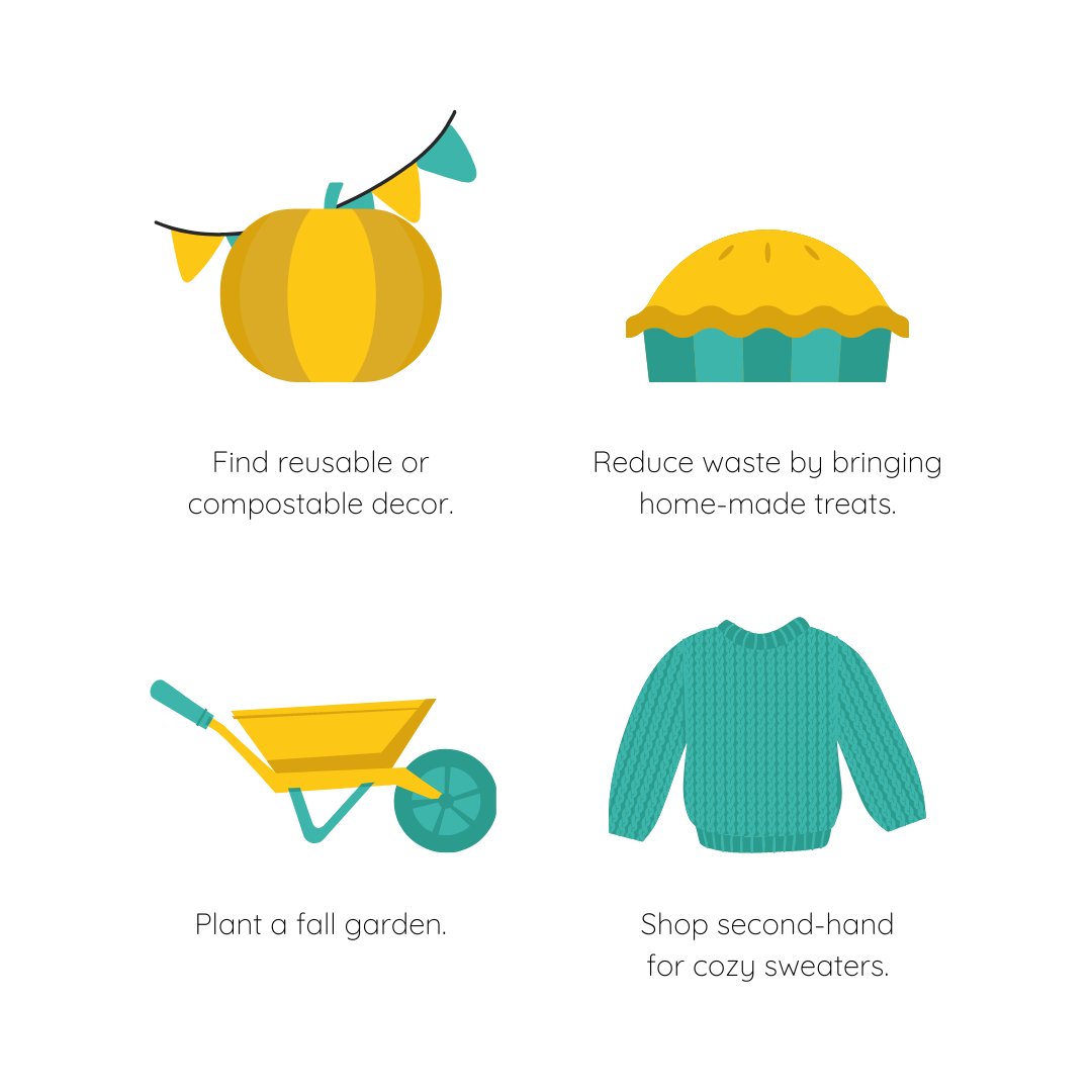RecyclopsCo's tweet photo. You've still go time to make your fall a little more sustainable! https://t.co/JQ7schaVs3