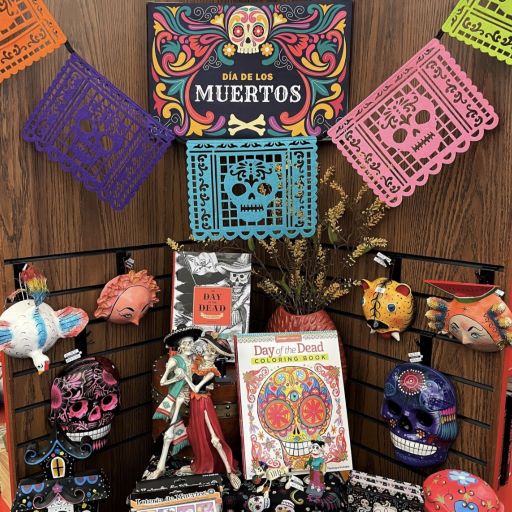 bookmans's tweet photo. Today marks the final day of Día De Los Muertos 2022. The Mexican holiday celebrating the brief return of the souls of relatives or loved ones that have passed on, dates back 3,000 years. #diadelosmuertos #mexico #mexicanhistory #celebration #shopused #buyused @bookmansphoenix https://t.co/HAzQdggb5r