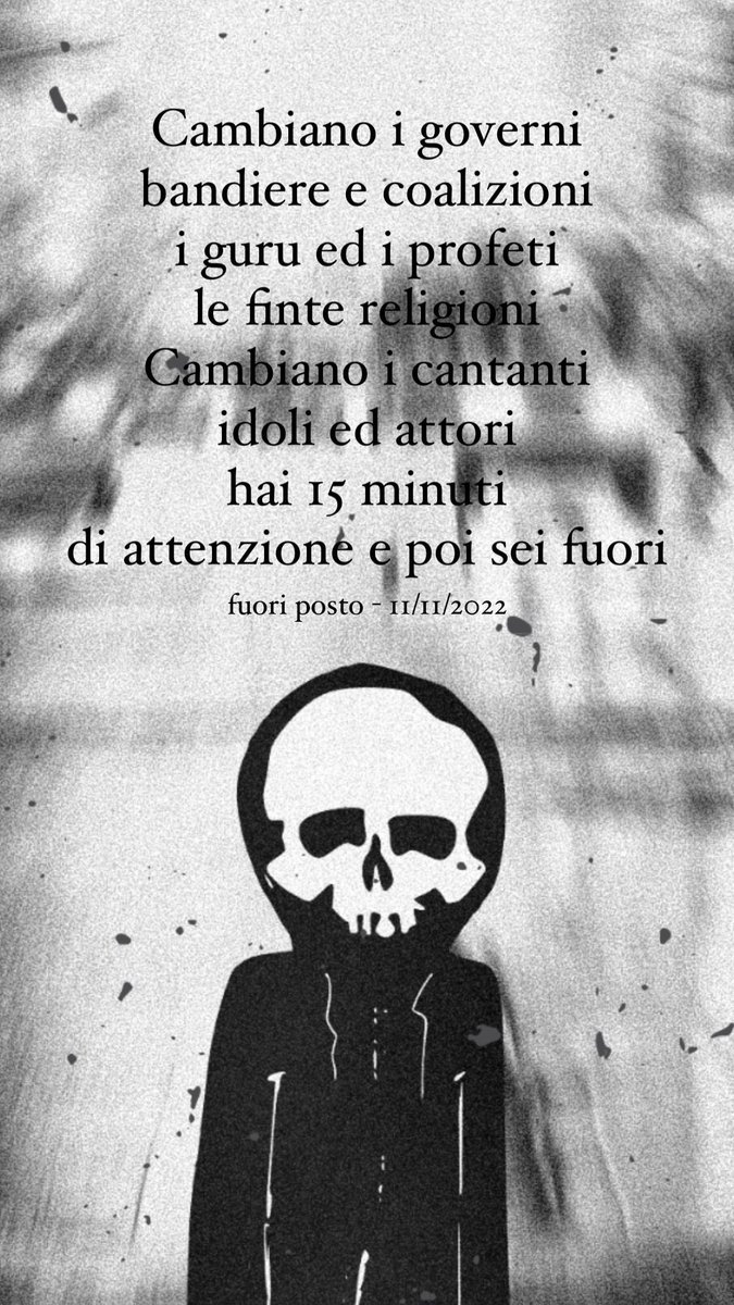 Fuori posto // 11-11-2022