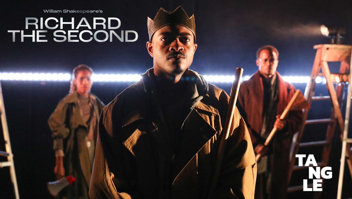 Afridiziak's tweet photo. Don’t miss @TangleTheatre's radical and electrifying reimagining of Richard The Second #TangleRTS @TRWinchester @LighthousePoole @pegatweet @OmnibusTheatre - https://t.co/SsOGwOcCe9 https://t.co/bMxyv364cB
