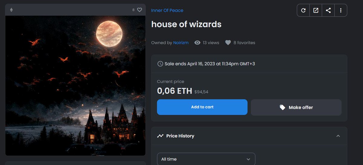 ishaksrk04's tweet photo. The work I presented on opensea special for halloween is now on sale 🎃

Collection : " Inner Of Peace "

Opensea : https://t.co/JkG8LjfWzG

@opensea 

🔹ERC-1155 Ethereum Blockchain
💠Price : 0.06 eth ( Just $94 )

#NFT #NFTCommunity #NFTs #NFTartwork #NFTshill #opensea https://t.co/MFdtFof3sb