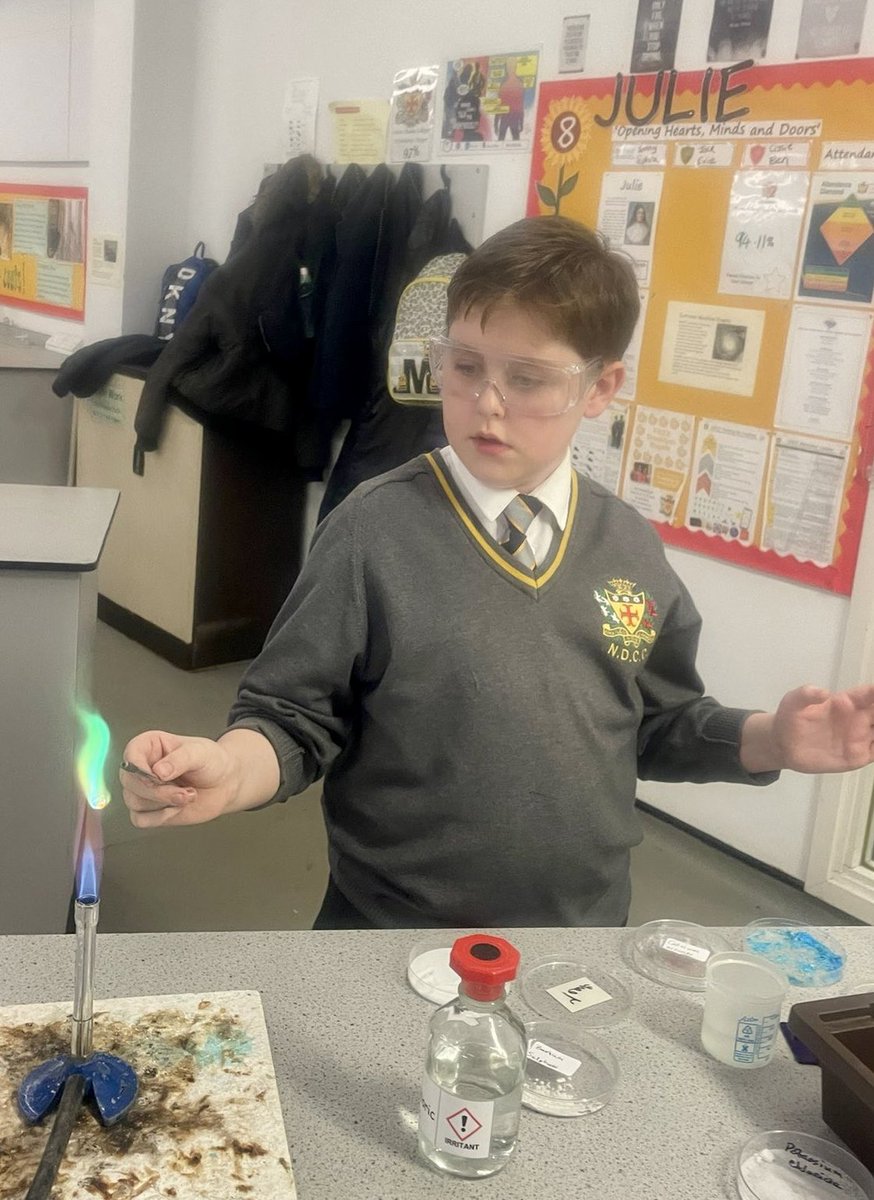 NDCCScience's tweet photo. During Year 7 Science Club tonight we discussed fireworks and their colours. @NDEvertonValley https://t.co/WTYHHENhbT