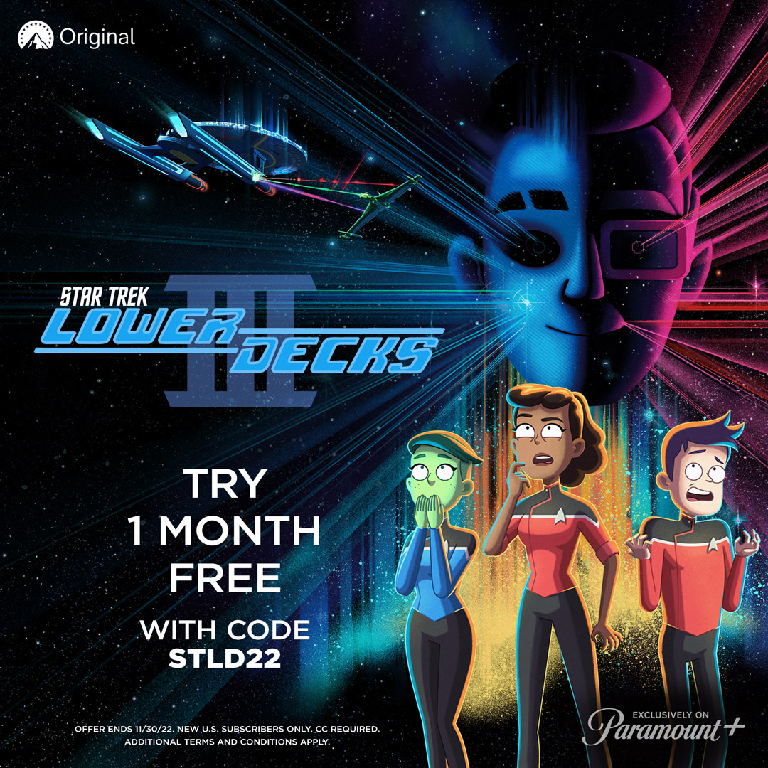 MikeMcMahanTM's tweet image. Now's the time to make a pal check out Lower Decks- new @paramountplus subscribers get a FREE MONTH with our fancy code: STLD22

Binge all 30 episodes and then do it again!