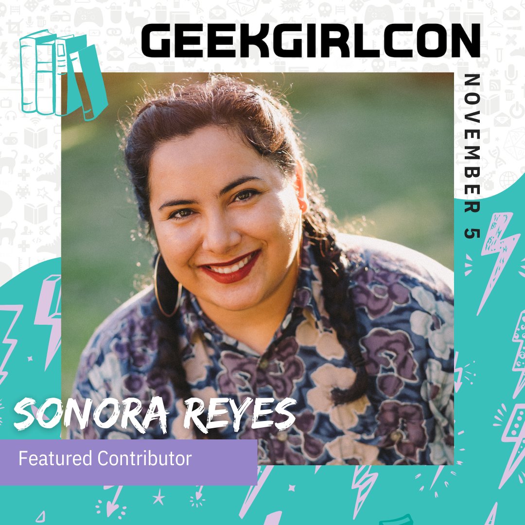 Join us at GeekGirlCon on November 5 for a Q&A with incredible author Sonora Reyes - we’re so excited to have them at #GeekGirlCon2022! 

#QPOCChat @SonoraReyes
sonorareyes.com