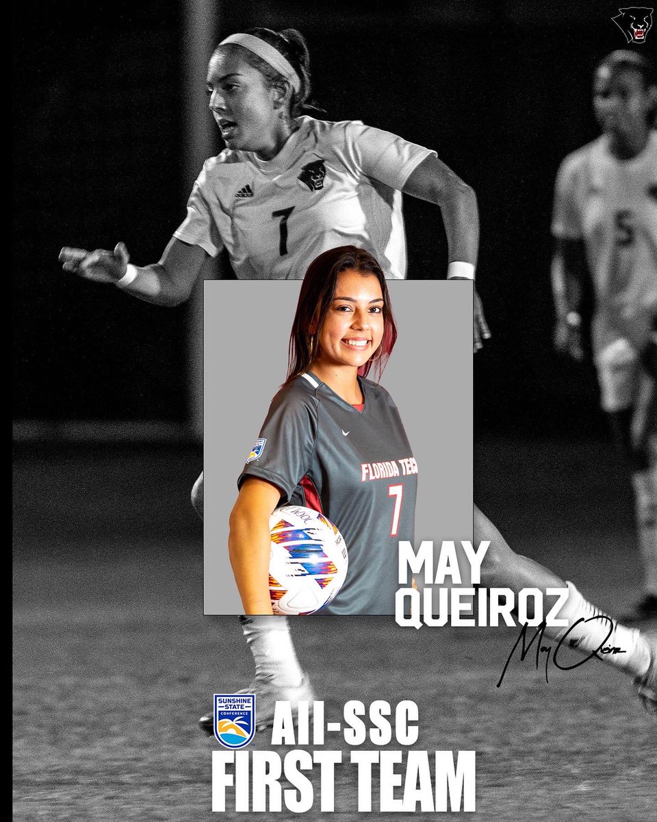 FloridaTechWSOC's tweet photo. We placed 5️⃣ on the @d2ssc teams! Congrats to May Queiroz, JoJo Michaels, Kansa Ekstrom, Marem Ndiongue, and Lola Sanchez! https://t.co/3tbp1Pco3C