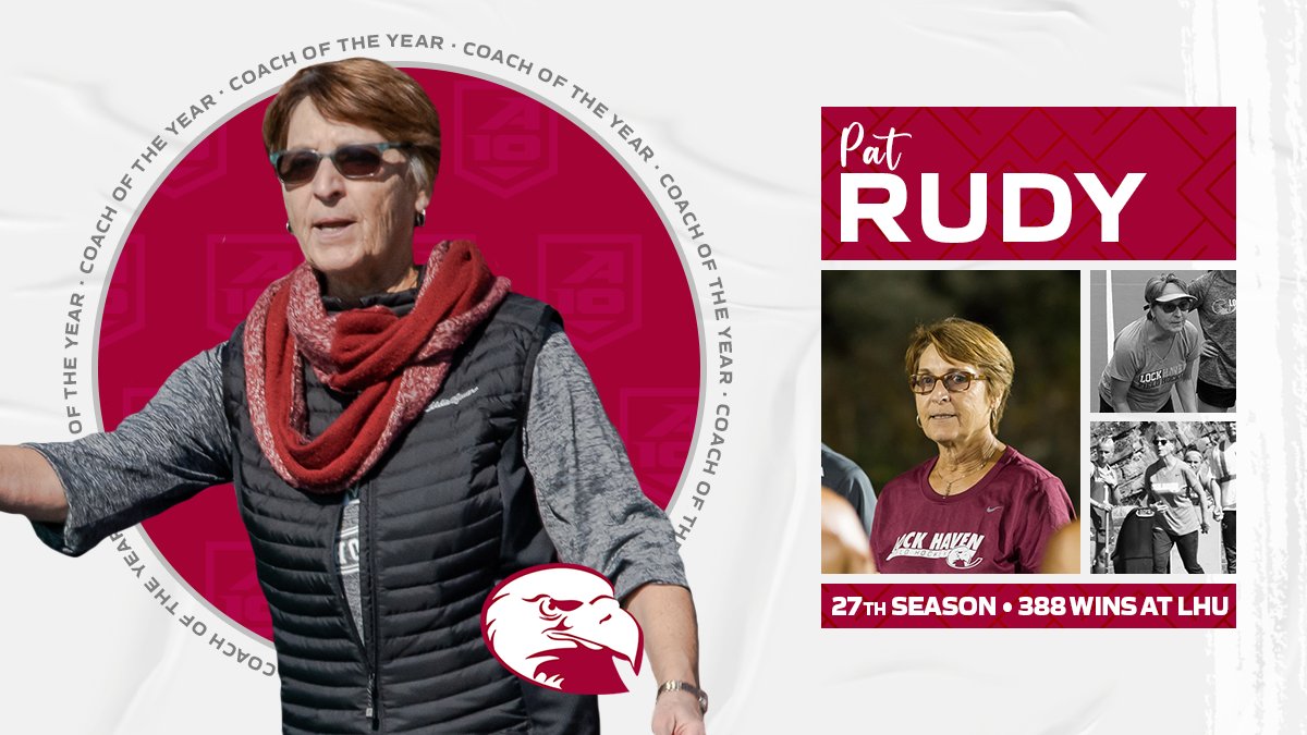 The #A10FH 🏑 Coach of the Year 🏑  is <a href="/LHUFieldHockey/">LHU Field Hockey</a> Pat Rudy!

Rudy led the Bald Eagles to a 12-6 overall record &amp; a 5-2 mark in conference play. LHU won its first 7 games this season. She is in her 27th year at LHU where she has 388 wins. 

📰: bit.ly/3h76IFw