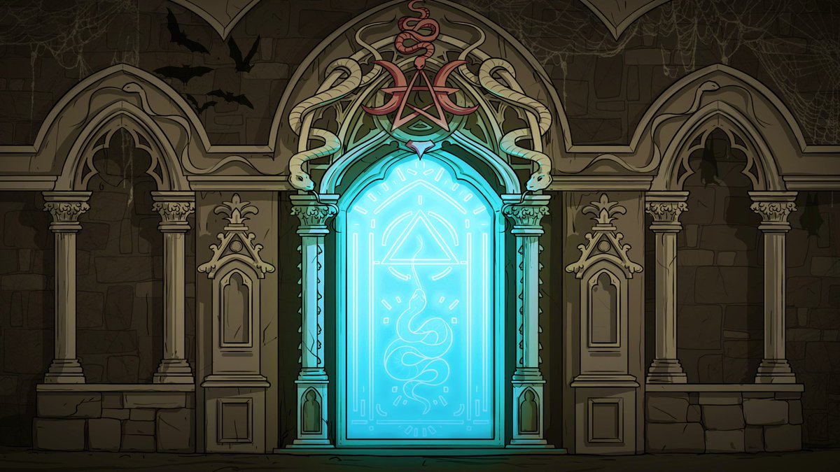 BtggClub's tweet photo. While exploring the depths of Blackroot  forest we uncovered this portal. It is believed that a dark magic was born in these parts. Whispers from beyond invite us to enter… https://t.co/V5xHf0pWj4