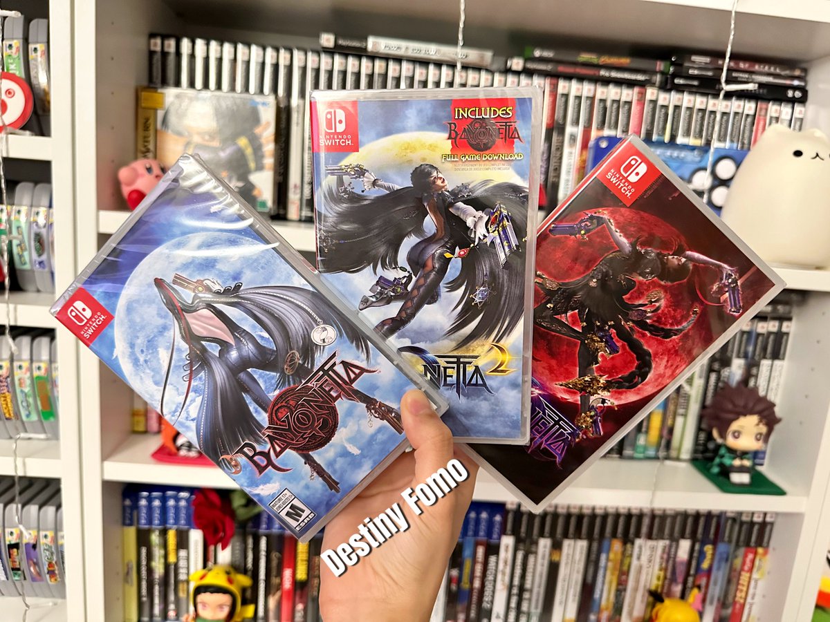 DestinyFomo's tweet photo. Bayonetta Trilogy Giveaway!!! Make sure you retweet!! Click the link to enter now!! https://t.co/vW9W9EmnTQ https://t.co/UP0IQR3lIA
