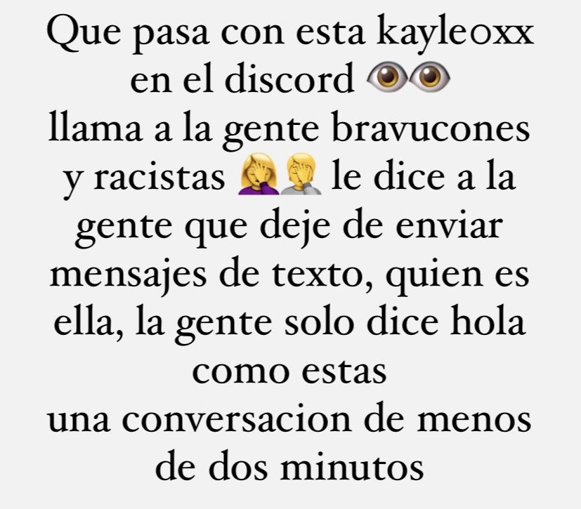 LaVerdadMTFans's tweet photo. What's up with this kayle0xx in the discord 👁️👁️ calls martinators bullies and racists 🤦♀️🤦 tells people to stop texting, who is she, people just say hello how are you(a conversation of less than two minutes) #martinators #MartinezTwins https://t.co/lbcfSy3piQ