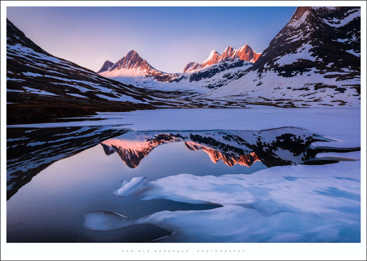 First light. Romsdalen, Norway. June 2015.