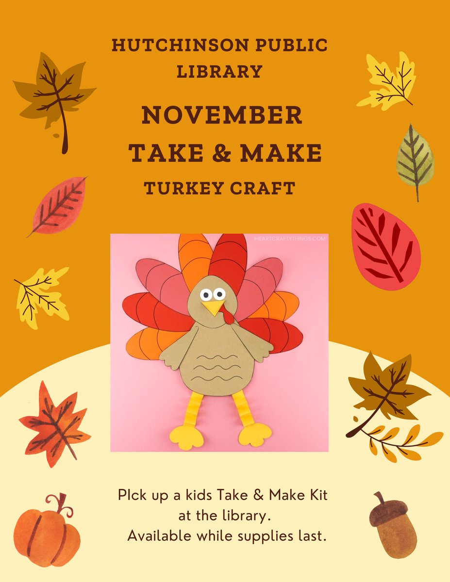 November's Take &amp; Make is available now, while supplies last!
