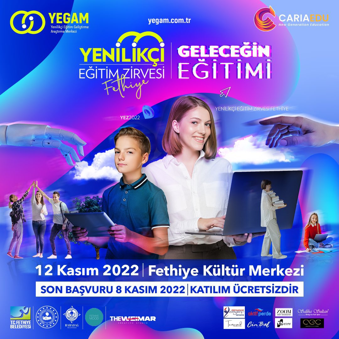 Her bölgeden öğretmene ulaşmak için sıradaki durağımız: Fethiye!
 
12 Kasım 2022 tarihinde Fethiye Kültür Merkezi’nde gerçekleşecek olan YEZ Fethiye’de görüşmek üzere! 

*Eğitime katılım ücretsizdir.

Başvuru için yegam.com.tr/yez-fethiye/ adresini ziyaret edebilirsiniz.